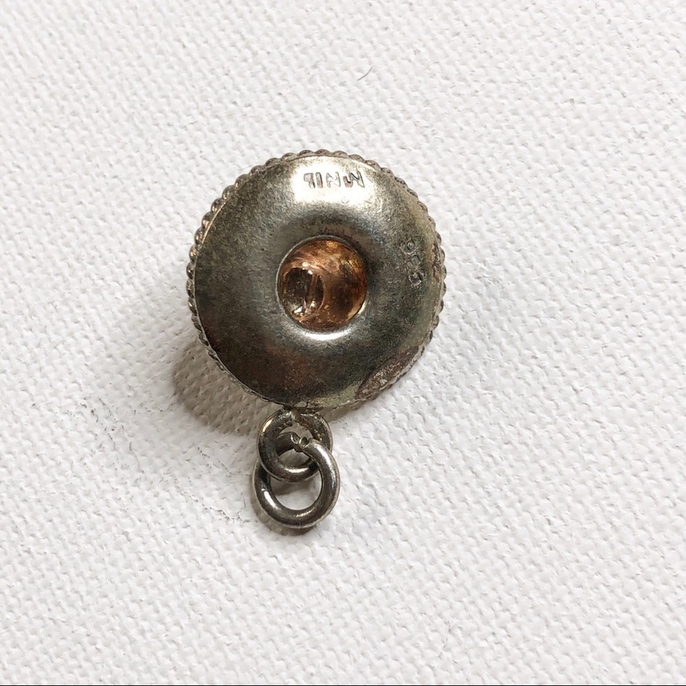 Sterling Silver Mexico Sombrero Hat Charm Pendant - Picture 3 of 7